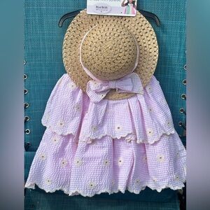 NWT/ Blueberi Boulevard Sun Dress And Hat /2T/  Retail $64